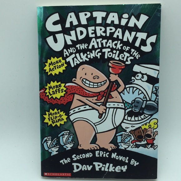Bundle of 4 Captain Underpants Dav Pilkey Books - Picture 8 of 10